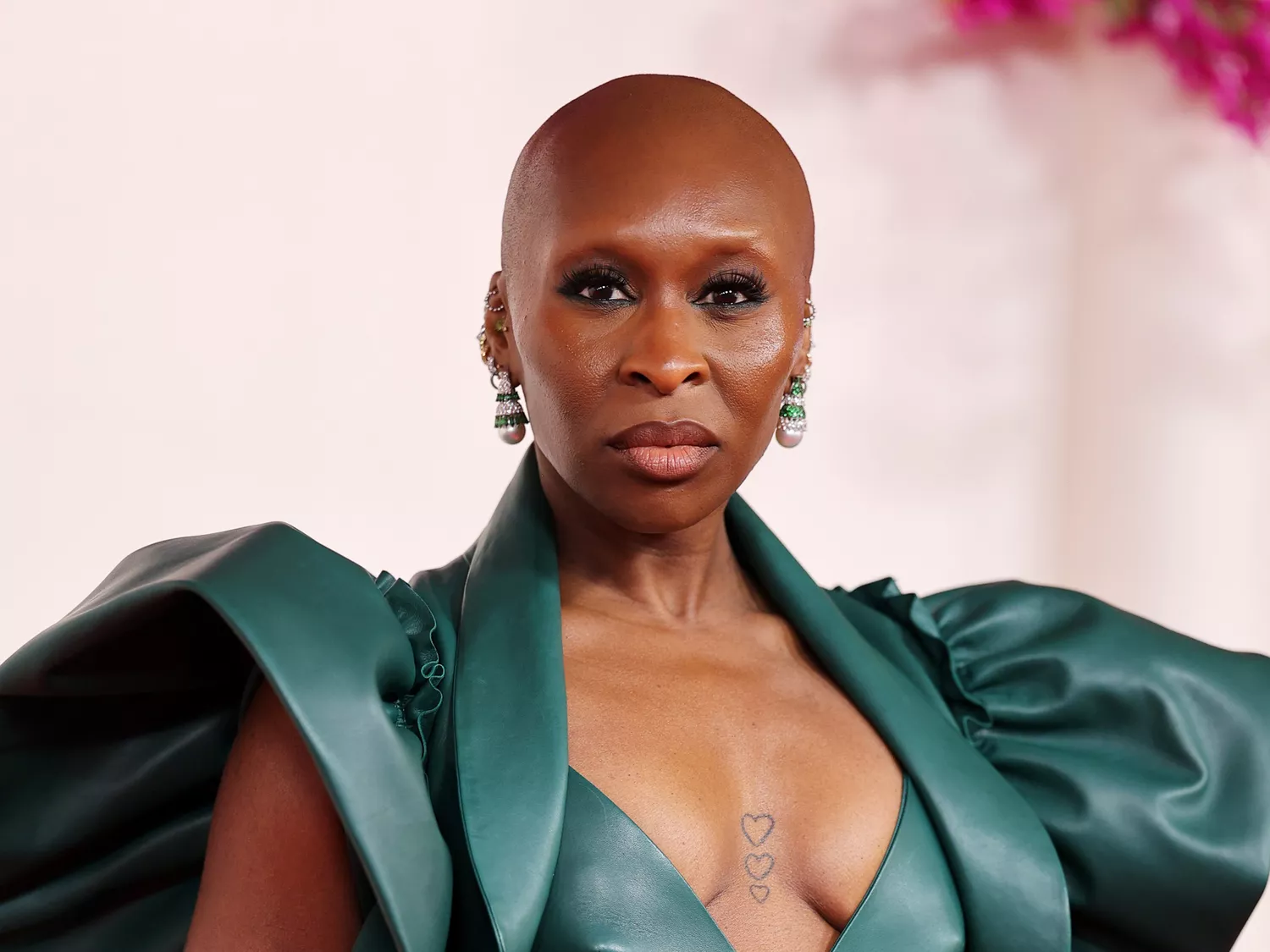 Cynthia Erivo Went Full ‘Wicked’ With Her Emerald-Green Manicure at the 2024 Oscars